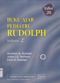 Image of Buku ajar pediatri rudolph Ed.20 Vol.2